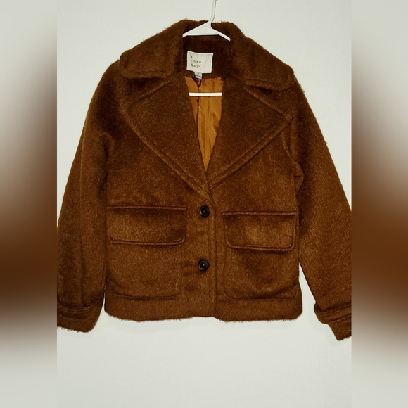 Women's A New Day Faux Fur Utility Jacket size M - Picture 4 of 5